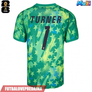 Lacne Muži Futbalové dres Spojené štáty Matt Turner #1 Brankarsky  MS 2026 Krátky Rukáv - Domáci